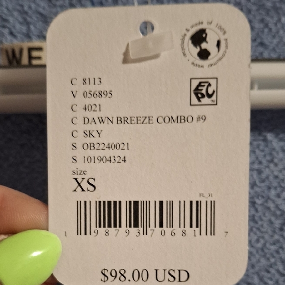 We The Free Light Blue Textured Top - Picture 11 of 11